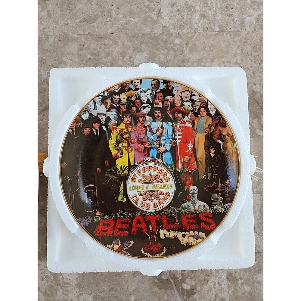 The Beatles Sgt. Pepper: The 25th Anniversary Plate Numbered With COA